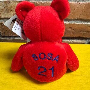 Salvino's 1998 Sammy Sosa Bamm Beanos Beanie Babies MLB Baseball MWT